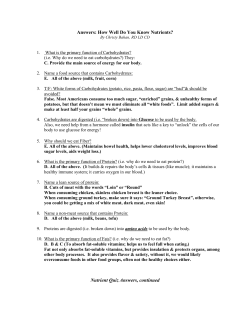 Answers - Fort Wayne`s Smallest Winner