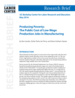 Producing Poverty - Center for Labor Research and Education