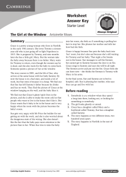 GirlatWindow_Answer Key.indd