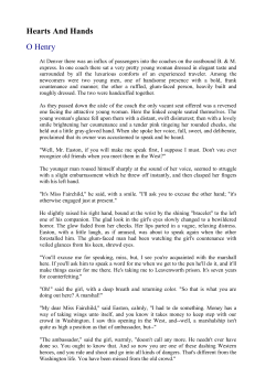 Hearts And Hands O Henry