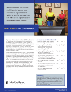 Heart Health and Cholesterol