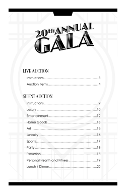 live auction silent auction