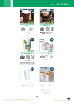Cups | DISPOSABLES
