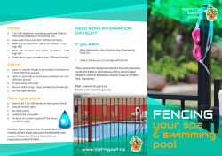 fencing - Masterton District Council