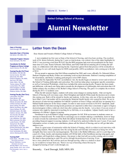 Alumni Newsletter