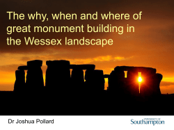 The why, when and where of great monument building in the