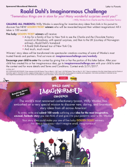 Roald Dahl`s Imaginormous Challenge