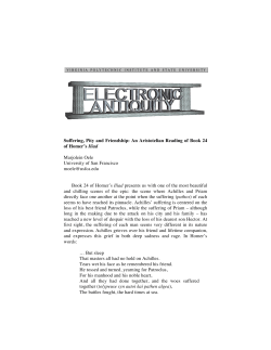 ElAnt v14n1 - Suffering, Pity and Friendship: An Aristotelian Reading