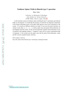 Nonlinear Spinor Fields in Bianchi type
