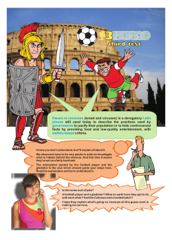 Panem et circenses Latin phrase governments welfare