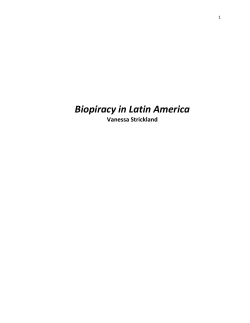 Biopiracy in Latin America