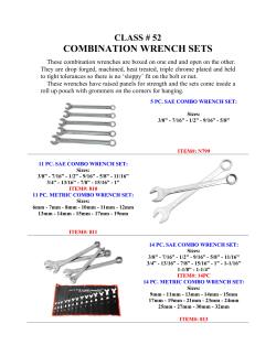 combination wrench sets
