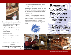 Brochure - Riverport Wooden Boat School