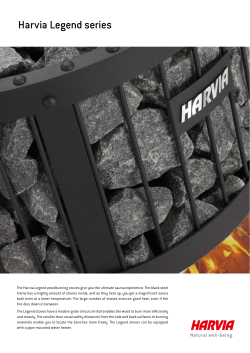 Harvia Legend series