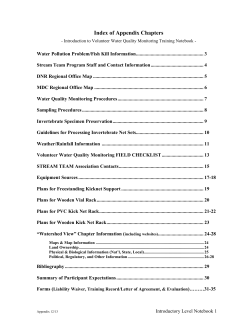 Chapter 10 - Appendix - Missouri Stream Team