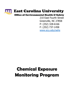 Chemical Exposure Monitoring Program