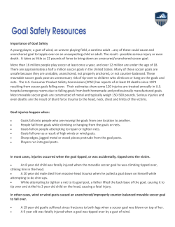 Goal Safety - Old Dominion Soccer Club
