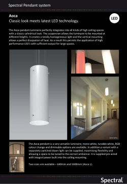 - Spectral Lighting