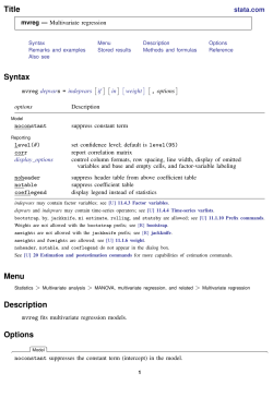 mvreg - Stata