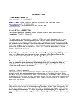 Critical reading, discussion, and written analysis of several