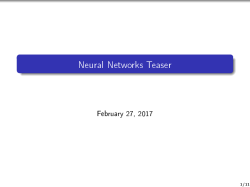 Neural Networks
