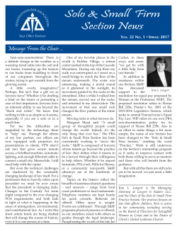 Spring 2017 - PA Bar Association