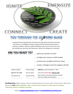 Create a strategy to calm the negative self-talk