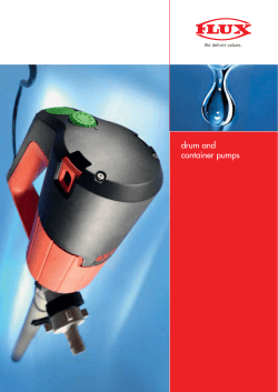 drum and container pumps