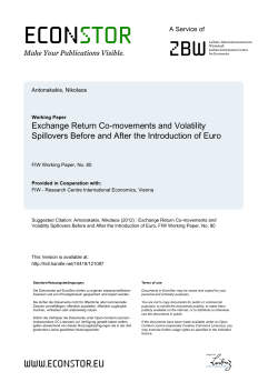 Exchange Return Co-movements and Volatility Spillovers