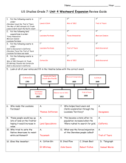Unit 4 Review Grid answers 2015