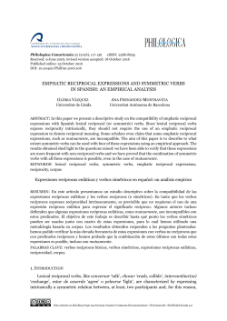 EMPHATIC RECIPROCAL EXPRESSIONS AND SYMMETRIC