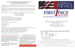 Newsletter fourth Quarter 15