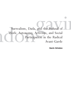 Surrealism, Dada, and the Refusal of Work: Autonomy, Activism, and