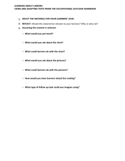 Learning About Careers: Using and Adapting Texts From the