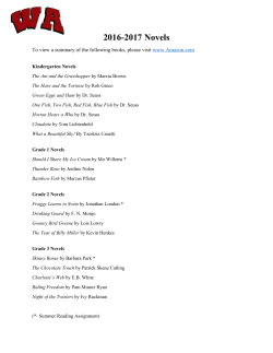 Novel List: K-12