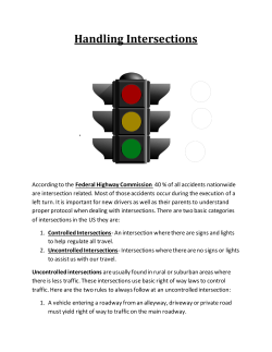 Handling Intersections