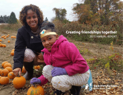 2015 Annual Report - Big Brothers Big Sisters of the Ocean State