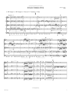 FOUR TIMES FIVE - Balquhidder Music