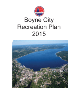 Boyne City Recreation Plan 2015