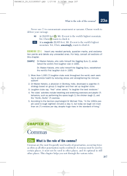 Commas - Pearson Education