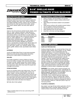 bin&reg; shellac-base primer ultimate stain blocker - Rust