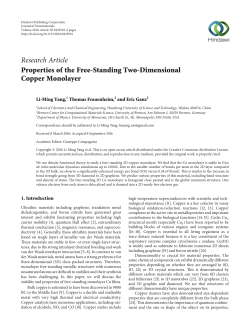Properties of the Free-Standing Two