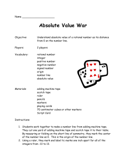 Absolute Value War