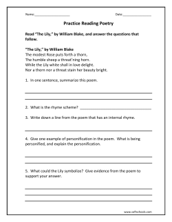 Practice Reading Poetry