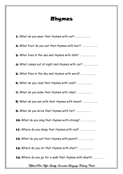 Rhymes