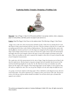 Exploring Similar Triangles: Designing a Wedding Cake