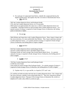 Lecture 23 - AP Chem Solutions