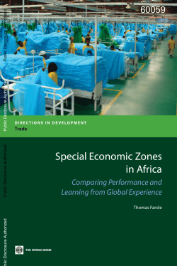 Special Economic Zones in Africa