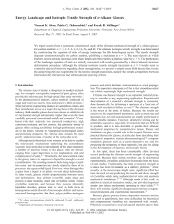 Energy Landscape and Isotropic Tensile Strength of n