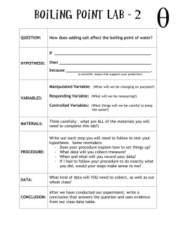 QUESTION: How does adding salt affect the boiling point of water
